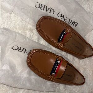 Kids Bruno Marc brown loafers
